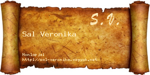 Sal Veronika névjegykártya