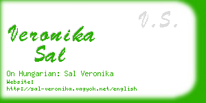 veronika sal business card